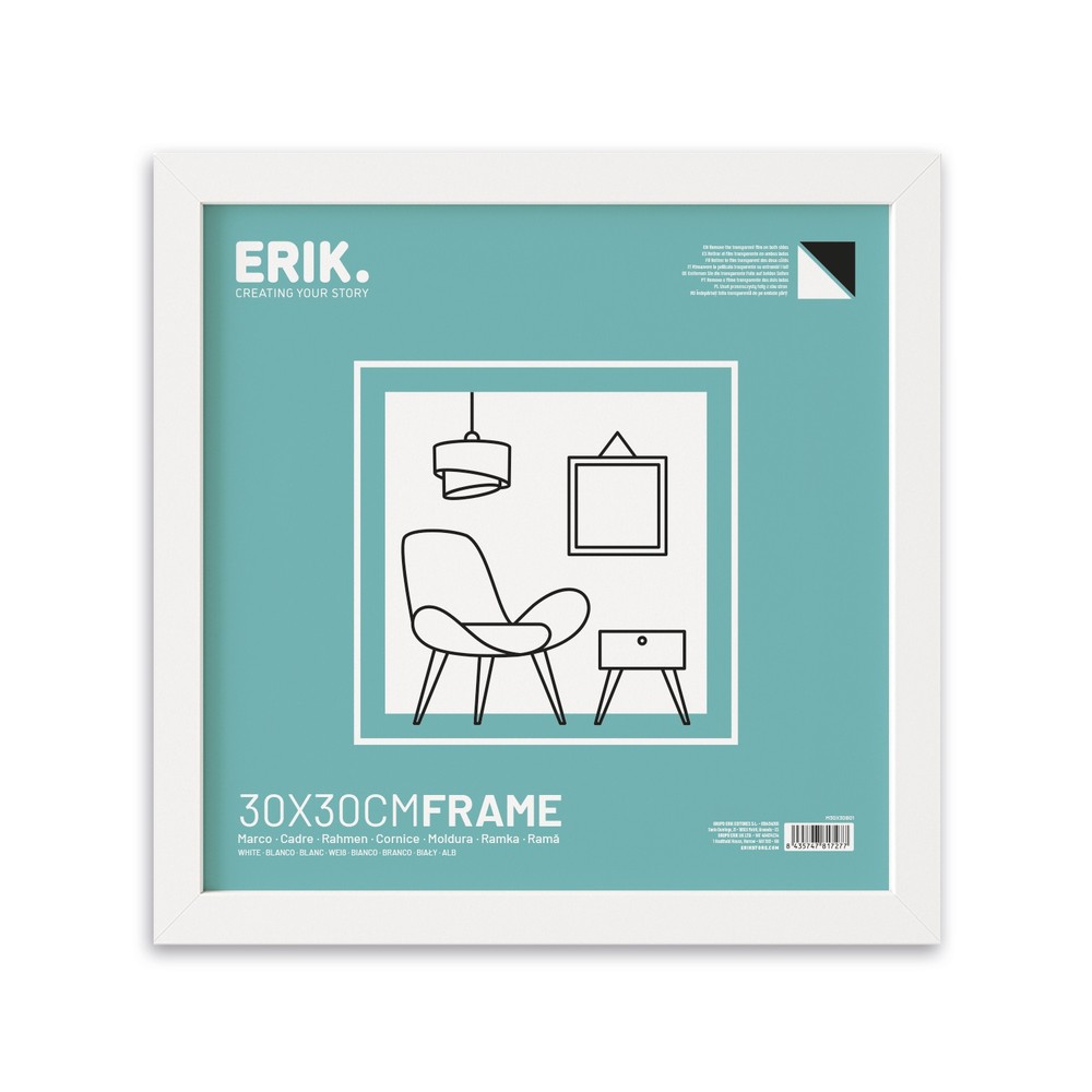 Grupo Erik - Frame 30X30 Cm Mdf White Cadre - Multicolore